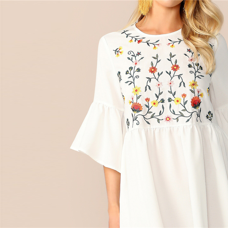 Women's Summer Embroidered Dress Women's Summer Embroidered Dress