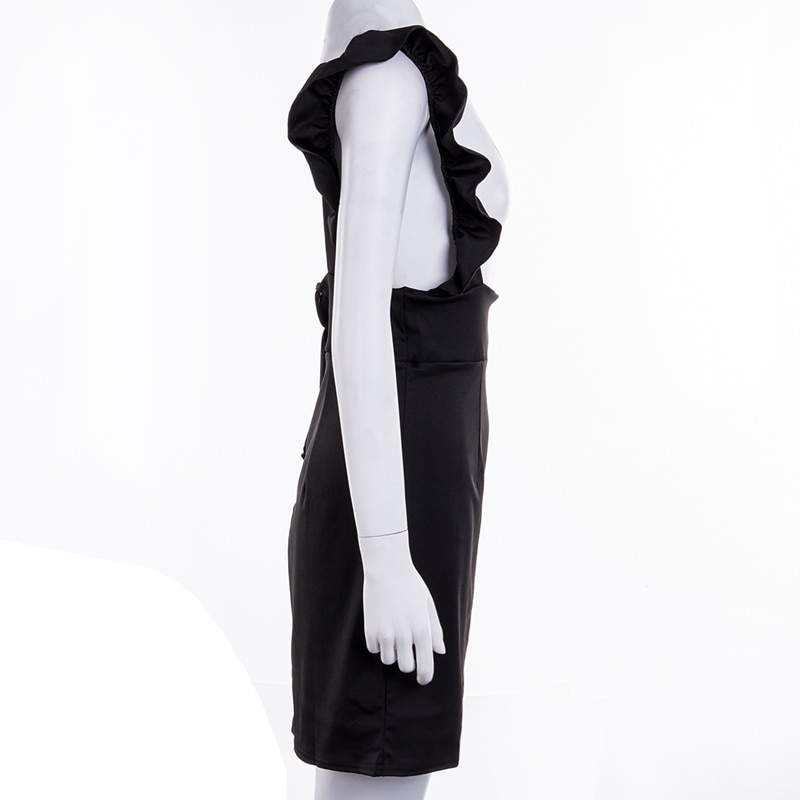 Women's Ruffled High Waist Dress Women's Ruffled High Waist Dress