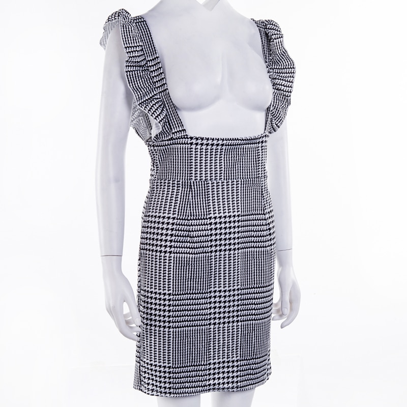 Women's Ruffled High Waist Dress Women's Ruffled High Waist Dress