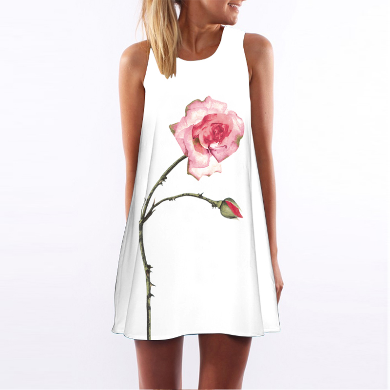 Lovely Summer Casual Sleeveless Women's Dress