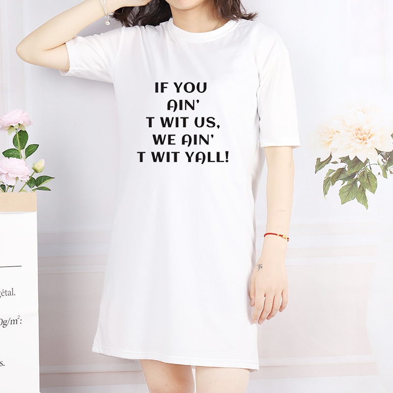 Women's Black Lives Matter Printed Loose Dress